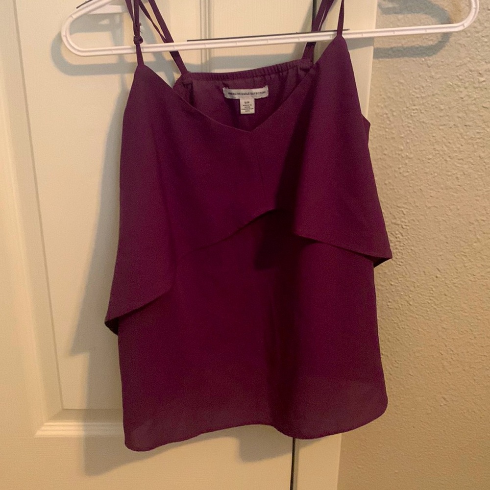 It is a purple cute top